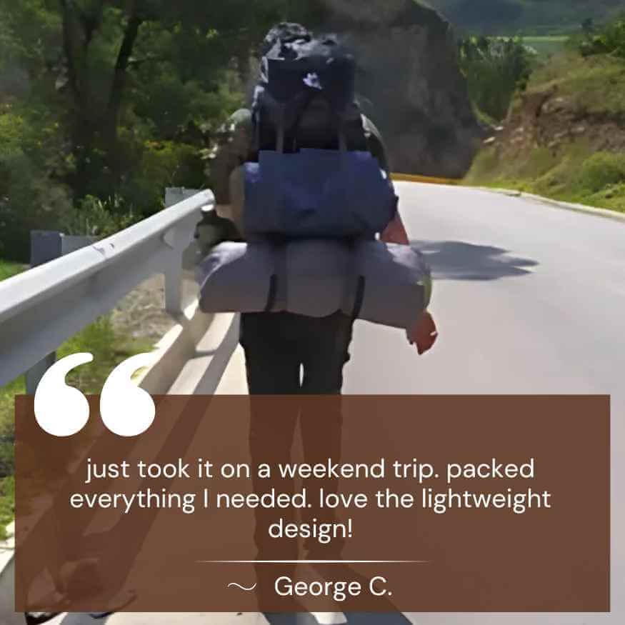 Olyyra | 60L Waterproof Hiking Backpack | Lightweight, Ergonomic Design & Smart Storage for Day Hikes and Expeditions