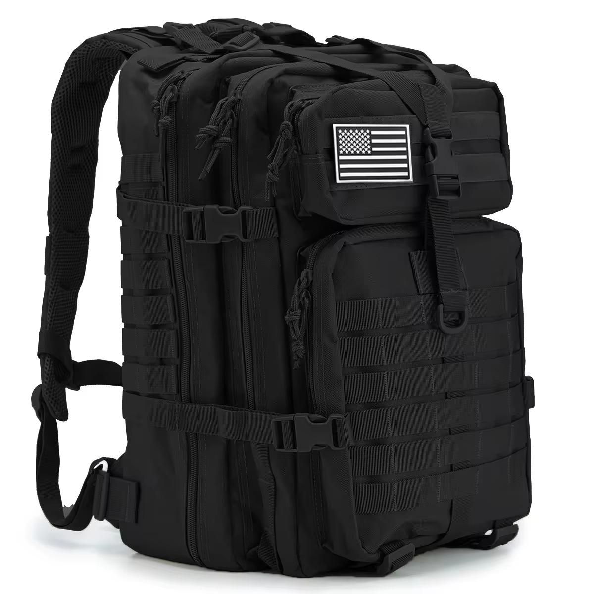 Olyyra Tactical Outdoor Backpack – Water-Resistant, MOLLE Webbing, Ventilated Back Panel, 1014 cu in & 1691 cu in | Hunting, Hiking, Field Training & Travel