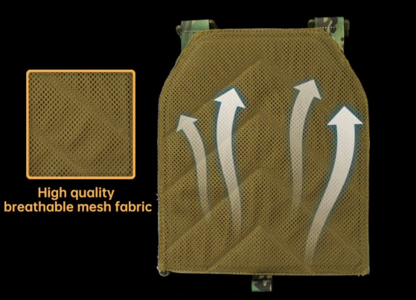 The Quick-Release Tactical Vest – 1000D Nylon, Full MOLLE System, Breathable Mesh, Water Bag Compartment | Black, Military Green & CP Camo