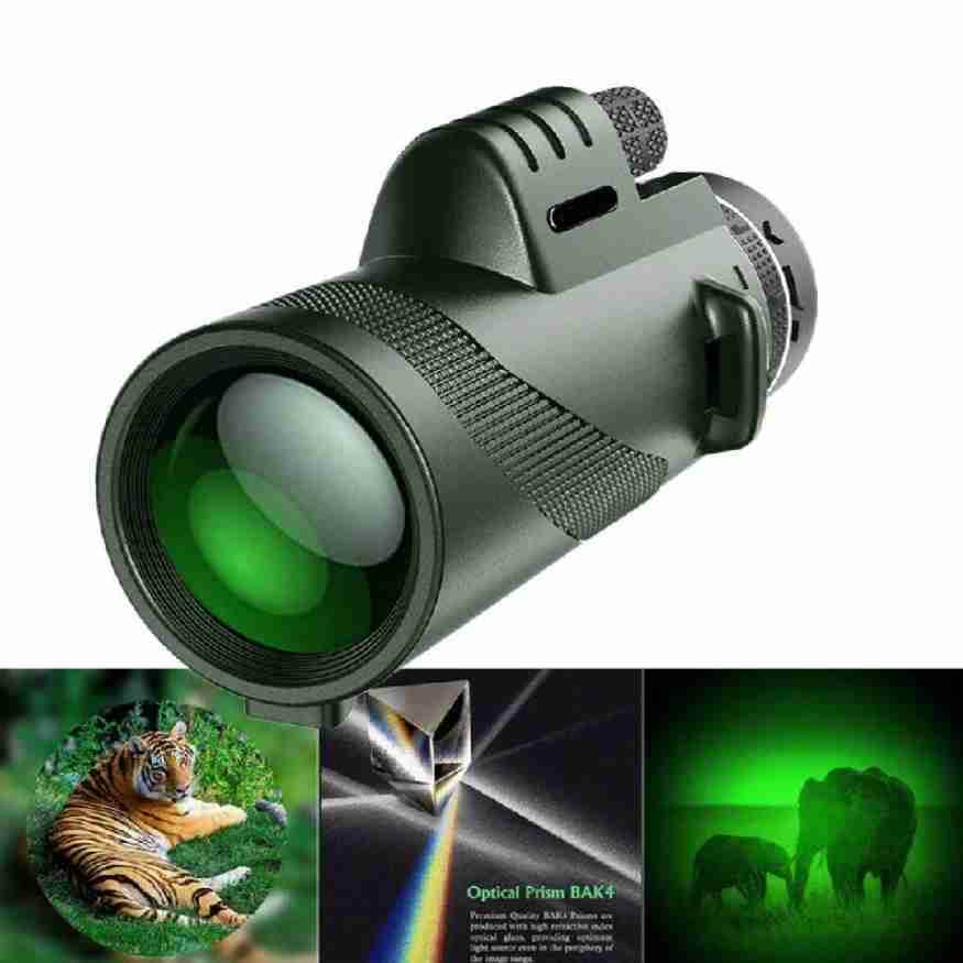 600x Ultra-Zoom HD Monocular Telescope – Multi-Coated HD Glass, Smartphone Attachment, Weatherproof & Shockproof, Under 200g | Hiking, Birdwatching, Sports Events & Wildlife Viewing