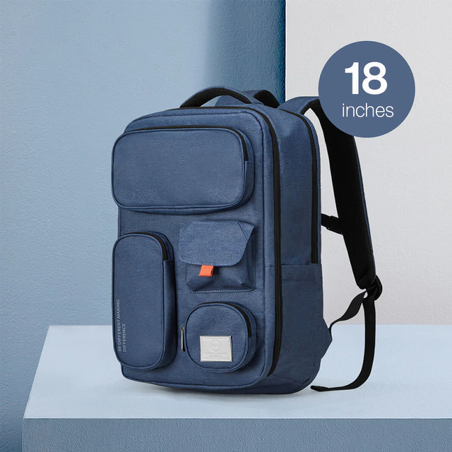 Olyyra Large Capacity Hiking Sport Backpack – 20–35L Polyester Laptop Daypack with Multi-Pocket Organization for Travel & Outdoor Use