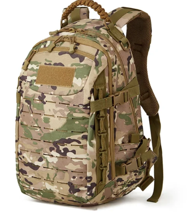 Olyyra 30L Urban Tactical Backpack – 500D Cordura Nylon, MOLLE/PALS System, 15" Laptop Sleeve, Side Hydration Holders, Breathable Cushioned Back Panel | Commuting, Travel & Outdoor Use