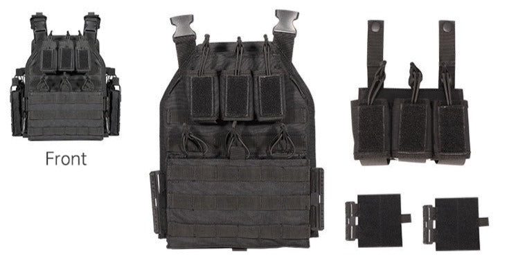 Olyyra Lightweight Quick-Dismantle Outdoor Vest – One-Way Release Buckle, 360° Protective Coverage, Detachable Sundry Bag & Mesh Shoulder Pad | Hiking, Camping & Backcountry Use