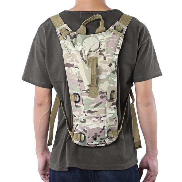 3L Hydration Backpack – Water-Resistant Oxford Fabric, Hands-Free Drinking Hose, Breathable Back Pad, Adjustable Unisex Fit