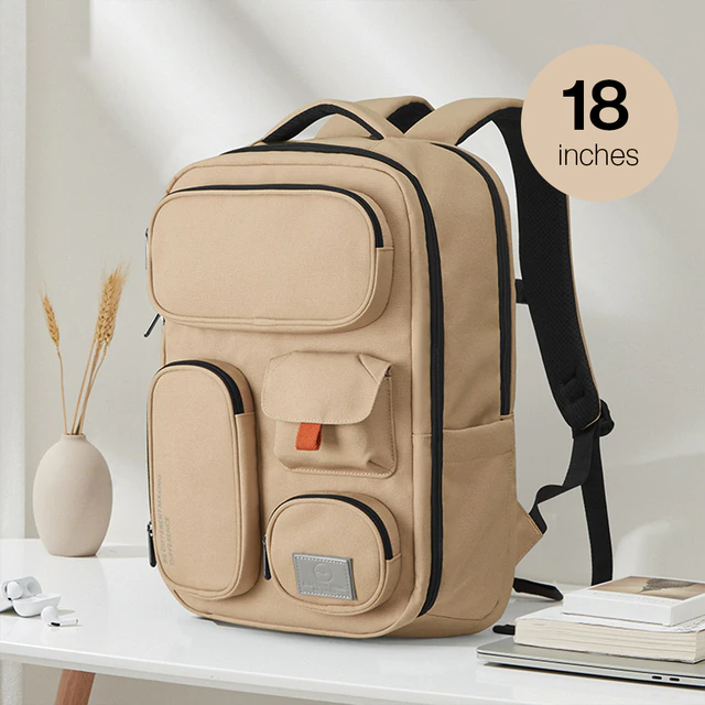Olyyra Large Capacity Hiking Sport Backpack – 20–35L Polyester Laptop Daypack with Multi-Pocket Organization for Travel & Outdoor Use