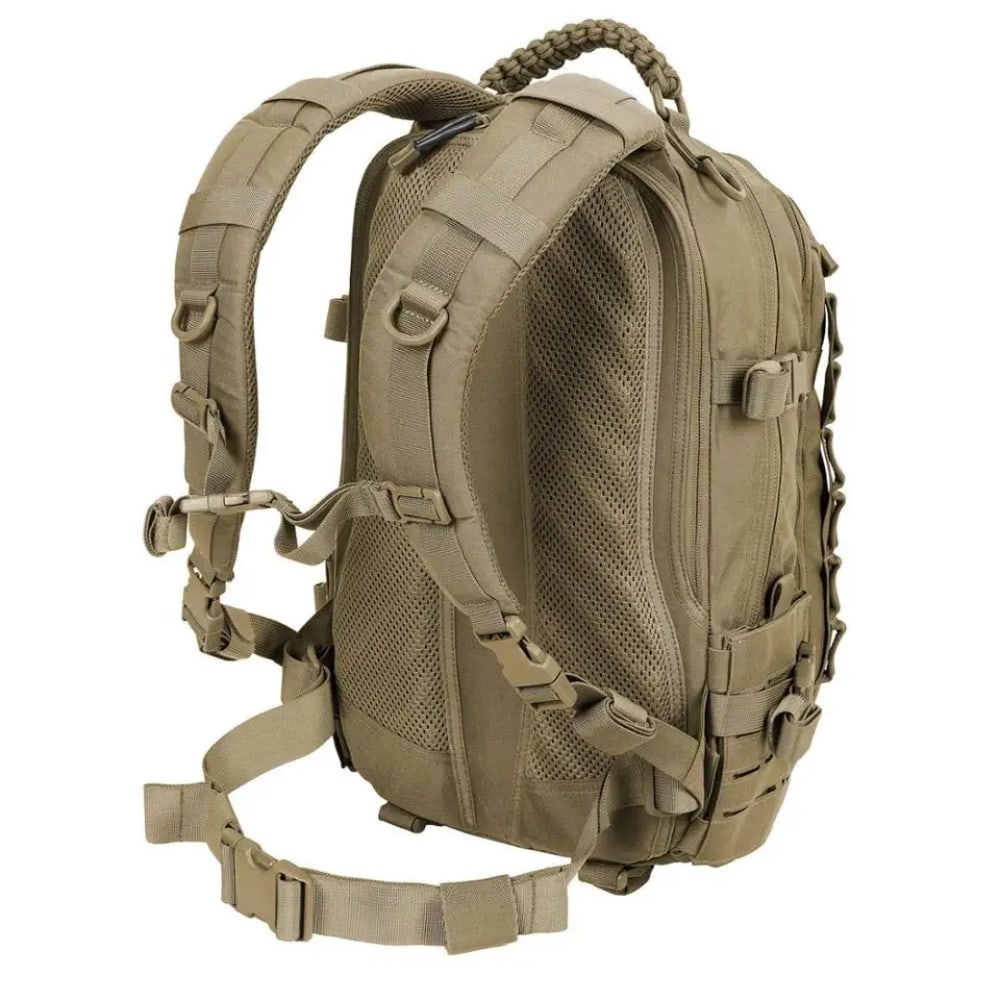 Olyyra 30L Urban Tactical Backpack – 500D Cordura Nylon, MOLLE/PALS System, 15" Laptop Sleeve, Side Hydration Holders, Breathable Cushioned Back Panel | Commuting, Travel & Outdoor Use