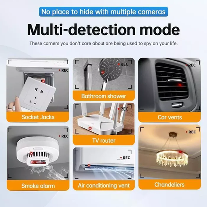Olyyra Advanced Hidden Camera & GPS Detector – Military-Grade RF Detection, 1MHz–6.5GHz Range, 25-Hour Battery, 6 Sensitivity Levels for Hotel, Airbnb & Travel Privacy