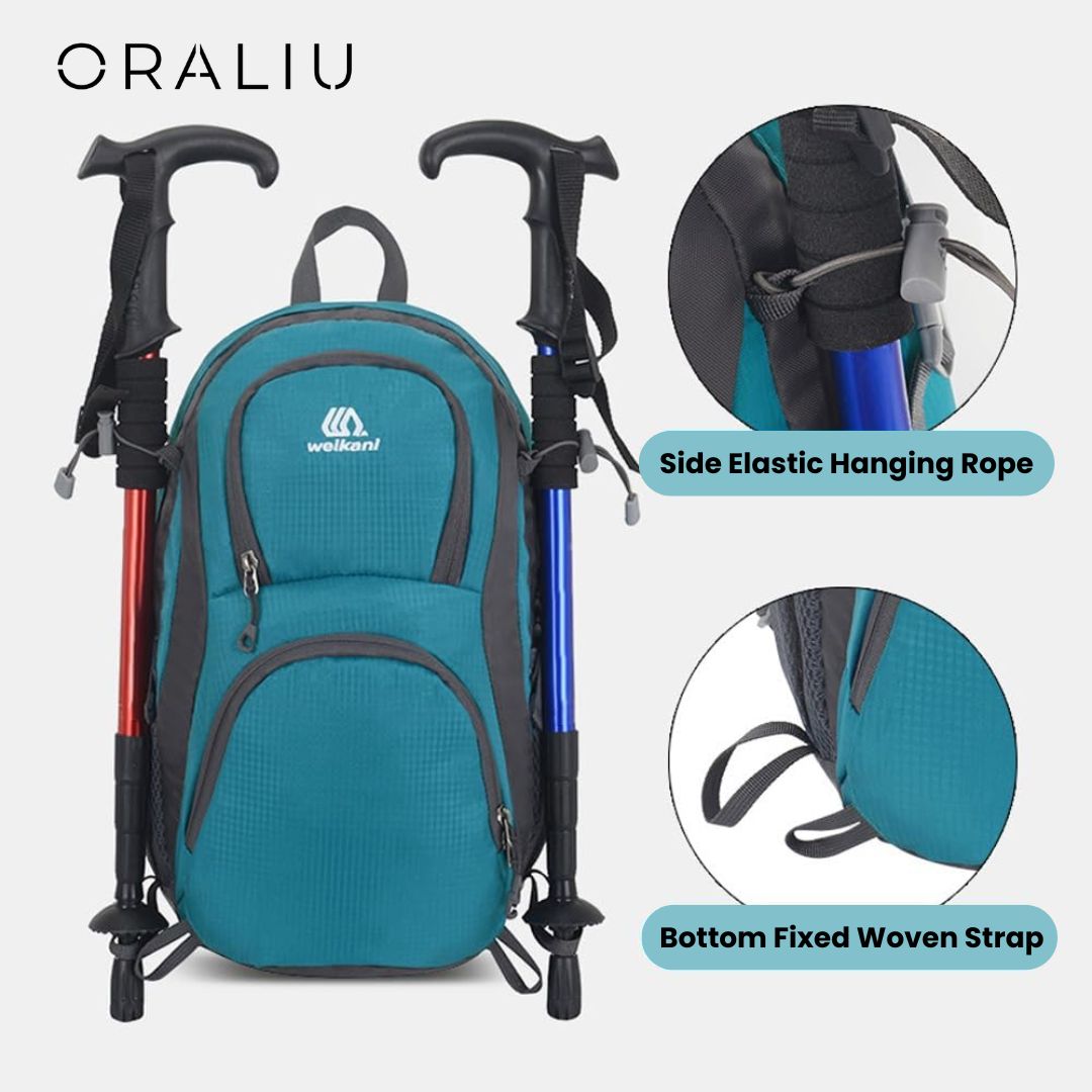 Olyyra Ultralight Waterproof Daypack – Lightweight Foldable Nylon Hiking Backpack for Camping, Cycling & Travel