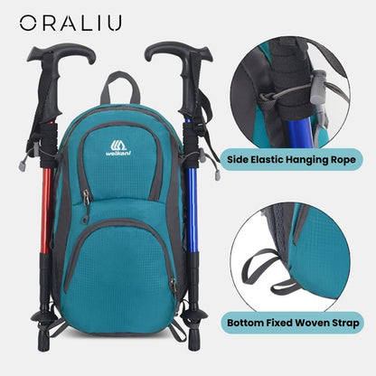 Olyyra Ultralight Waterproof Daypack – Lightweight Foldable Nylon Hiking Backpack for Camping, Cycling & Travel
