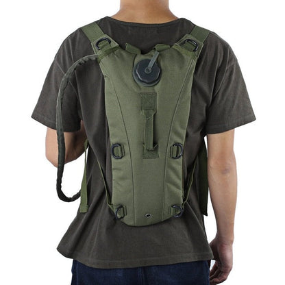 3L Hydration Backpack – Water-Resistant Oxford Fabric, Hands-Free Drinking Hose, Breathable Back Pad, Adjustable Unisex Fit