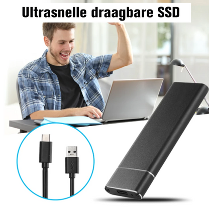 Olyyra Portable External SSD – Up to 520 MB/s Read/Write, Durable Aluminum Alloy, USB-C/USB 3.1, 1TB & 2TB | Windows, Android & Multi-Device Compatible
