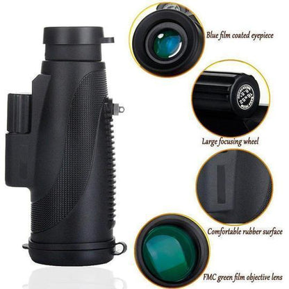 Olyyra 16x52 HD Waterproof Monocular Telescope – BAK4 Prism, Fully Multi-Coated Lens, Nitrogen-Filled Fogproof for Bird Watching, Hiking, Hunting & Wildlife