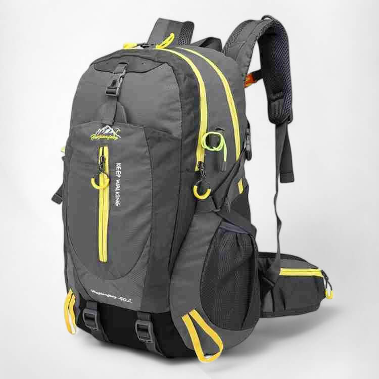 Olyyra 40L Waterproof Hiking Backpack – Rugged Weatherproof Construction, Padded Back Panel, Adjustable Shoulder Straps | Weekend Hiking, Trekking & Camping Expeditions
