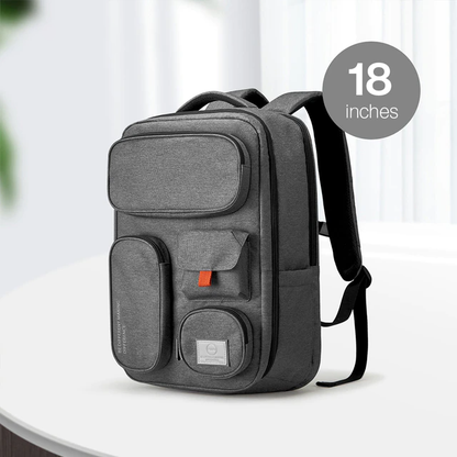 Olyyra Large Capacity Hiking Sport Backpack – 20–35L Polyester Laptop Daypack with Multi-Pocket Organization for Travel & Outdoor Use