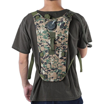 3L Hydration Backpack – Water-Resistant Oxford Fabric, Hands-Free Drinking Hose, Breathable Back Pad, Adjustable Unisex Fit