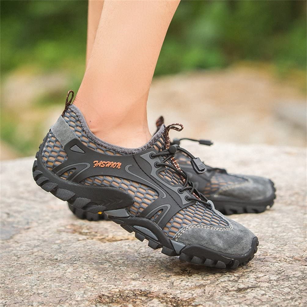 Olyyra Aqua Trail Shoes – Fast-Drying Breathable Mesh, Water-Resistant, Built-In Drainage, Slip-Resistant Sole & Easy-Adjust Laces | Trail Running, Hiking, Fishing, Camping & Water Crossings