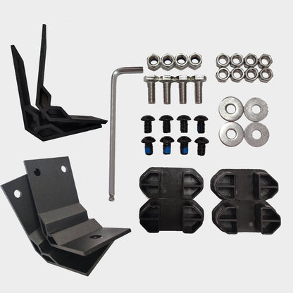 Roof Rack Mounting Kit for Rooftop Tent – Complete Hardware Set | Universal RTT Roof Rack Installation Kit