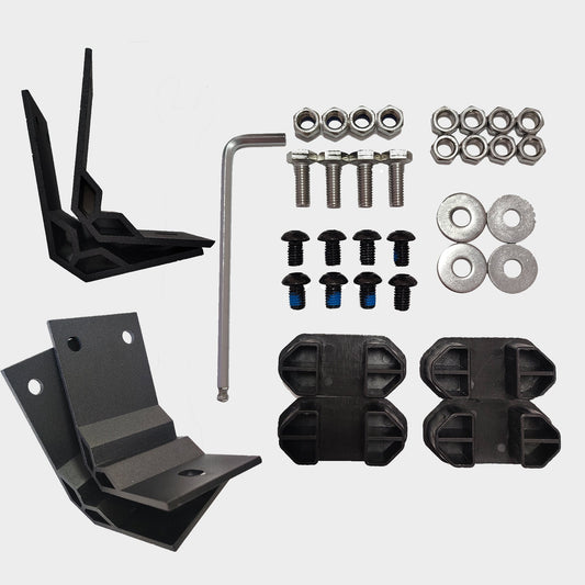 Roof Rack Mounting Kit for Rooftop Tent – Complete Hardware Set | Universal RTT Roof Rack Installation Kit