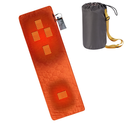 Electric Heated Sleeping Pad – 3 Temperature Levels, 5-Zone Wire Heating, 750g
