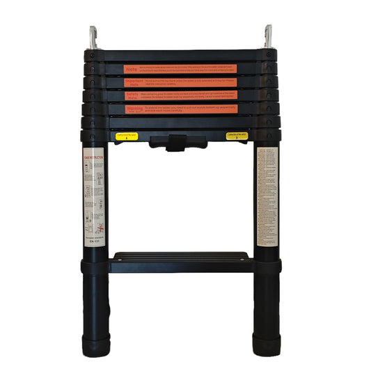 Olyyra Telescopic Ladder for Rooftop Tent – 7'6.5'' Standard & 10'6'' Extended | Slanted & Wide Versions for RTT Access