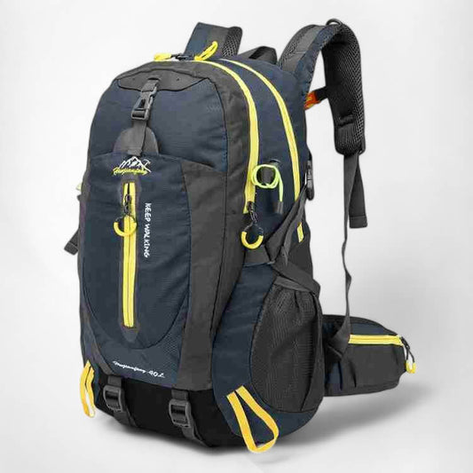 Olyyra 40L Waterproof Hiking Backpack – Rugged Weatherproof Construction, Padded Back Panel, Adjustable Shoulder Straps | Weekend Hiking, Trekking & Camping Expeditions