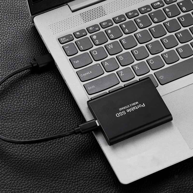 Olyyra Ultra-Compact 1TB Portable SSD – Shockproof Metal Shell, LED Indicator Light, USB 3.1 Plug & Play, No External Power | Daily Office Use, Travel & File Backup