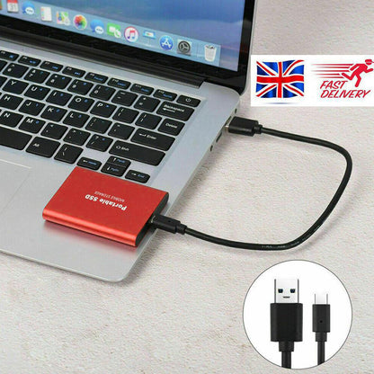 Olyyra Ultra-Compact 1TB Portable SSD – Shockproof Metal Shell, LED Indicator Light, USB 3.1 Plug & Play, No External Power | Daily Office Use, Travel & File Backup