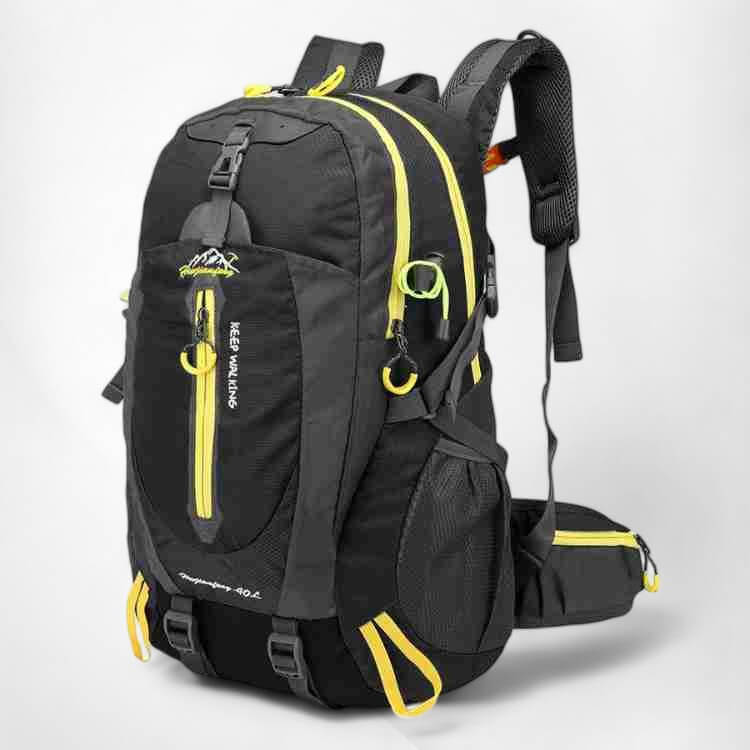 Olyyra 40L Waterproof Hiking Backpack – Rugged Weatherproof Construction, Padded Back Panel, Adjustable Shoulder Straps | Weekend Hiking, Trekking & Camping Expeditions