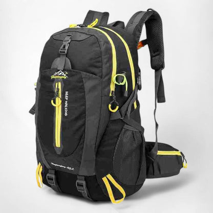 Olyyra 40L Waterproof Hiking Backpack – Rugged Weatherproof Construction, Padded Back Panel, Adjustable Shoulder Straps | Weekend Hiking, Trekking & Camping Expeditions