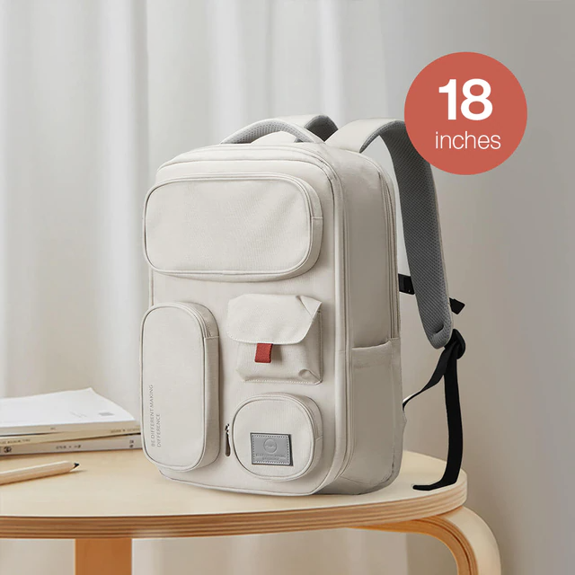 Olyyra Large Capacity Hiking Sport Backpack – 20–35L Polyester Laptop Daypack with Multi-Pocket Organization for Travel & Outdoor Use