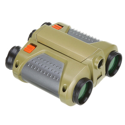 Olyyra Kids Night Vision Goggles & Binoculars – 4x Magnification, 8m Night Vision Range, Shock-Resistant, Adjustable Eyepieces & Neck Strap | Camping, Hiking & Outdoor Adventure Toy