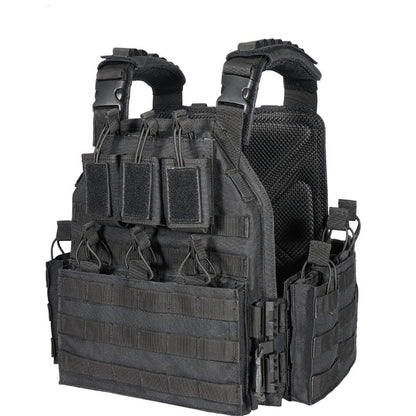 Olyyra Lightweight Quick-Dismantle Outdoor Vest – One-Way Release Buckle, 360° Protective Coverage, Detachable Sundry Bag & Mesh Shoulder Pad | Hiking, Camping & Backcountry Use