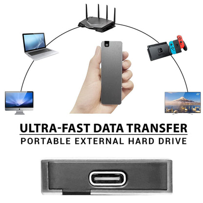 Olyyra Rugged Portable External SSD – USB 3.2 Gen 1, Shock-Resistant Aluminum Casing, Reinforced Internal Structure
