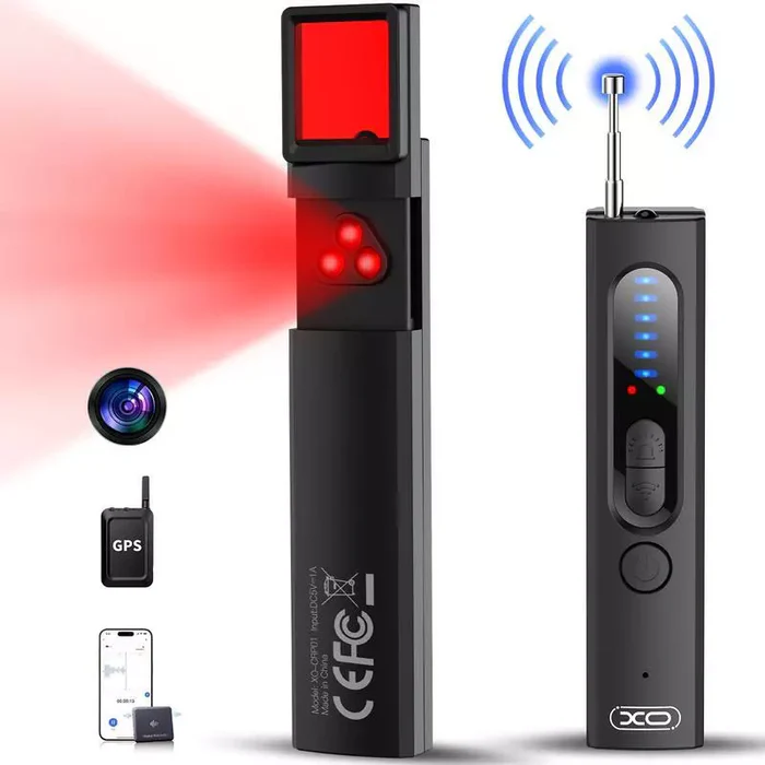 Olyyra Advanced Hidden Camera & GPS Detector – Military-Grade RF Detection, 1MHz–6.5GHz Range, 25-Hour Battery, 6 Sensitivity Levels for Hotel, Airbnb & Travel Privacy