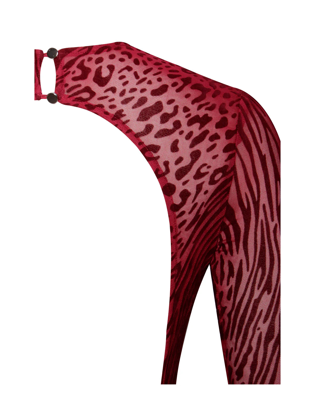 Savanna Mesh Open Back Maxi Dress