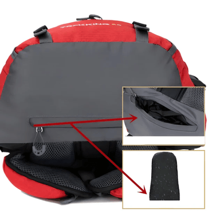 Olyyra | 60L Waterproof Hiking Backpack | Lightweight, Ergonomic Design & Smart Storage for Day Hikes and Expeditions