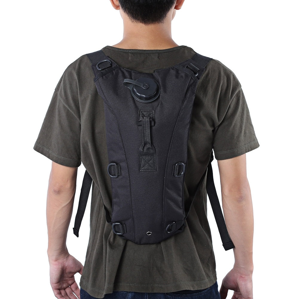 3L Hydration Backpack – Water-Resistant Oxford Fabric, Hands-Free Drinking Hose, Breathable Back Pad, Adjustable Unisex Fit