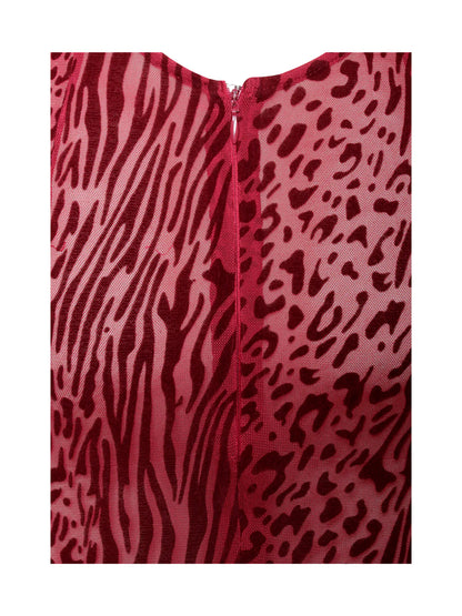 Savanna Mesh Open Back Maxi Dress