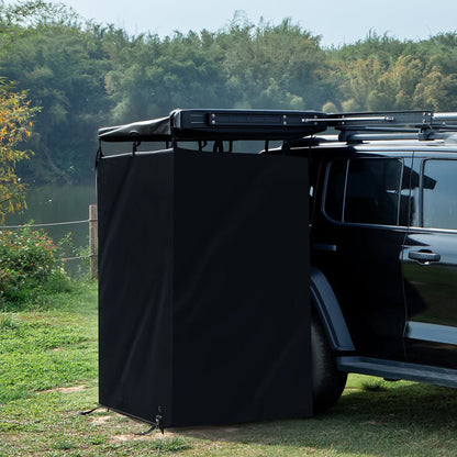 Olyyra Portable Car Shower Tent – 420D Blackout Ripstop Oxford, 65"–71" Adjustable Height, Folds to 43"×4.3"×4.3" | Outdoor Shower, Changing Room & Privacy Shelter