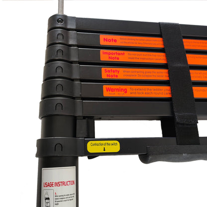 Olyyra Telescopic Ladder for Rooftop Tent – 7'6.5'' Standard & 10'6'' Extended | Slanted & Wide Versions for RTT Access