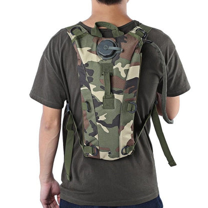 3L Hydration Backpack – Water-Resistant Oxford Fabric, Hands-Free Drinking Hose, Breathable Back Pad, Adjustable Unisex Fit