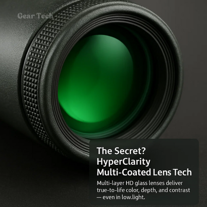 600x Ultra-Zoom HD Monocular Telescope – Multi-Coated HD Glass, Smartphone Attachment, Weatherproof & Shockproof, Under 200g | Hiking, Birdwatching, Sports Events & Wildlife Viewing