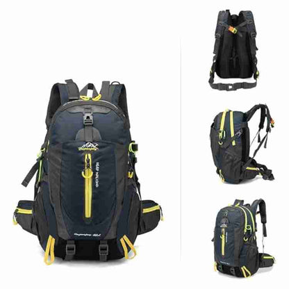 Olyyra 40L Waterproof Hiking Backpack – Rugged Weatherproof Construction, Padded Back Panel, Adjustable Shoulder Straps | Weekend Hiking, Trekking & Camping Expeditions