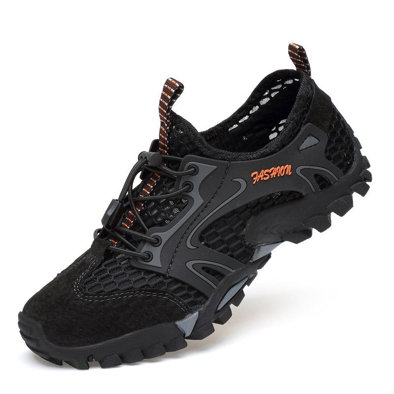 Olyyra Aqua Trail Shoes – Fast-Drying Breathable Mesh, Water-Resistant, Built-In Drainage, Slip-Resistant Sole & Easy-Adjust Laces | Trail Running, Hiking, Fishing, Camping & Water Crossings