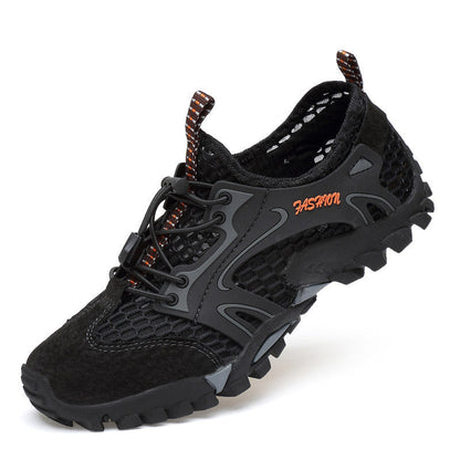 Olyyra Aqua Trail Shoes – Fast-Drying Breathable Mesh, Water-Resistant, Built-In Drainage, Slip-Resistant Sole & Easy-Adjust Laces | Trail Running, Hiking, Fishing, Camping & Water Crossings