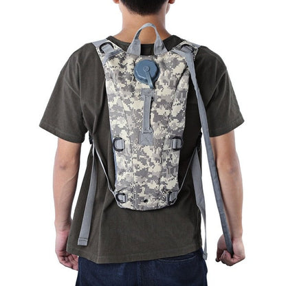 3L Hydration Backpack – Water-Resistant Oxford Fabric, Hands-Free Drinking Hose, Breathable Back Pad, Adjustable Unisex Fit