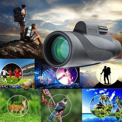 Olyyra 16x52 HD Waterproof Monocular Telescope – BAK4 Prism, Fully Multi-Coated Lens, Nitrogen-Filled Fogproof for Bird Watching, Hiking, Hunting & Wildlife