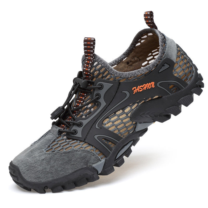 Olyyra Aqua Trail Shoes – Fast-Drying Breathable Mesh, Water-Resistant, Built-In Drainage, Slip-Resistant Sole & Easy-Adjust Laces | Trail Running, Hiking, Fishing, Camping & Water Crossings