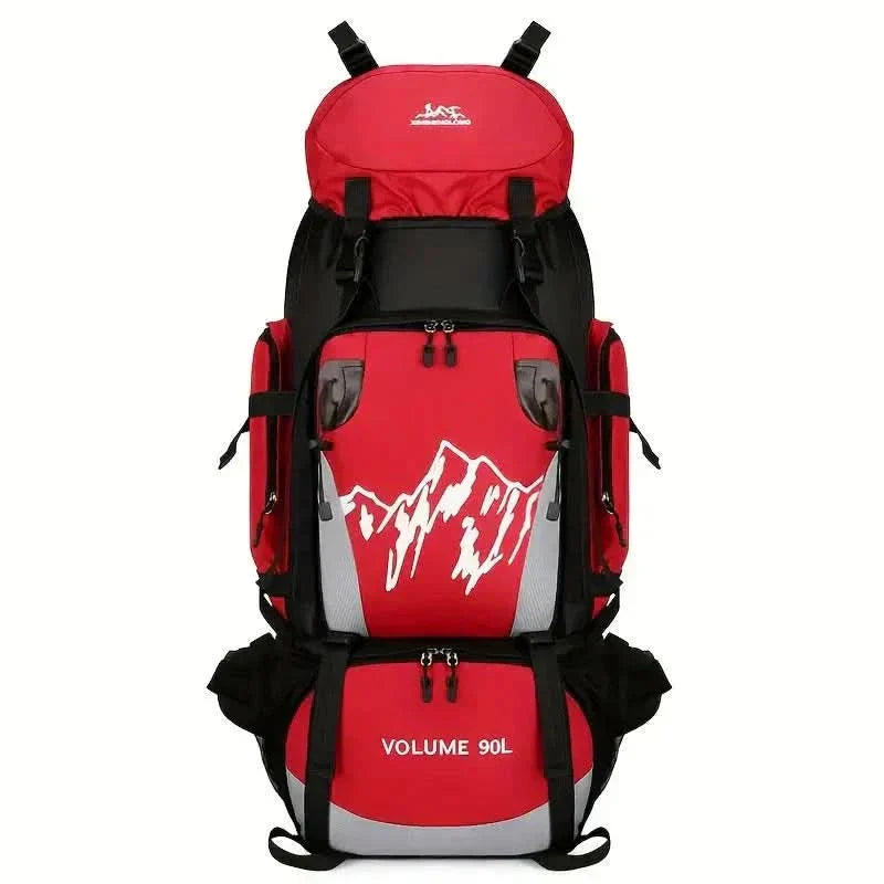 Olyyra 90L Waterproof Hiking Backpack – Large Capacity Multi-Day Camping & Travel Pack with Ergonomic Support System