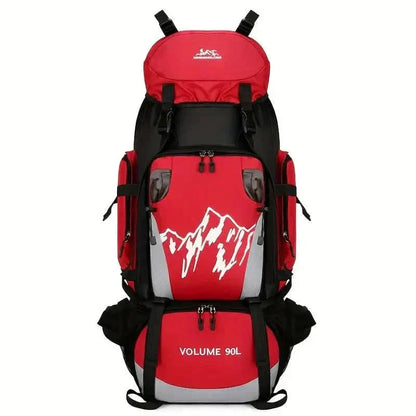 Olyyra 90L Waterproof Hiking Backpack – Large Capacity Multi-Day Camping & Travel Pack with Ergonomic Support System